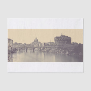 Angel castle and Vatican dome Tissue Paper