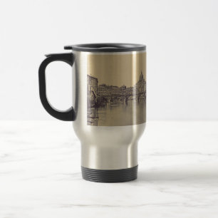 Angel castle and Vatican dome Travel Mug