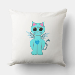 Angel cat cushion