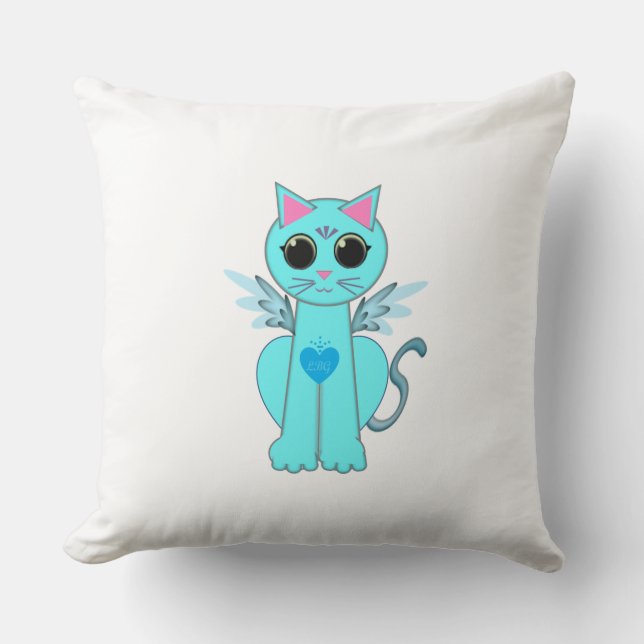 Angel cat cushion (Front)