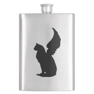 Angel Cat Flask