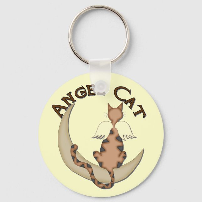 Angel Cat Key Ring (Front)