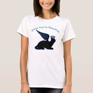 Angel Cat On The Front T-Shirt