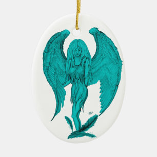Angel Ceramic Tree Decoration