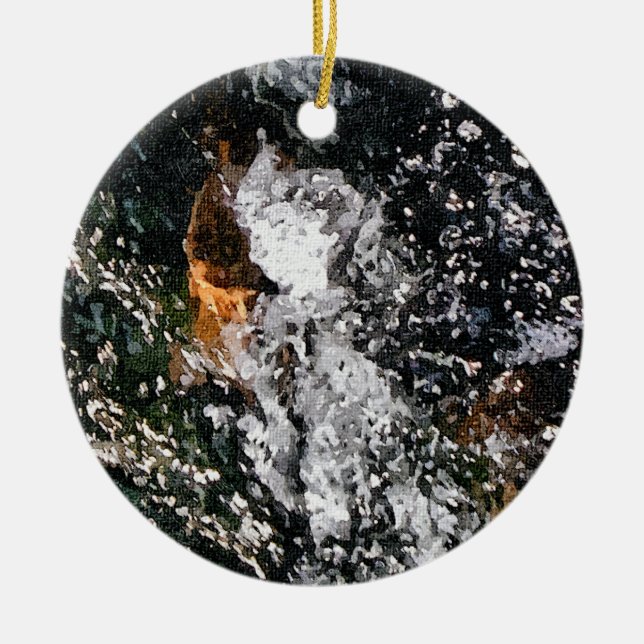 ANGEL CERAMIC TREE DECORATION (Front)