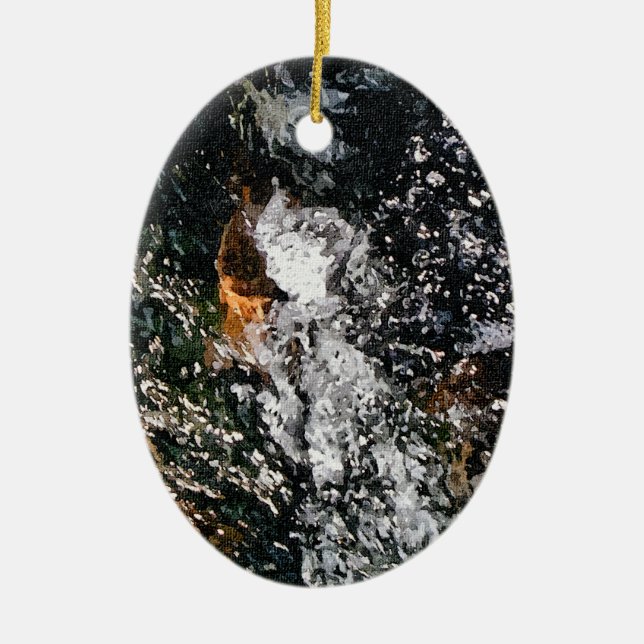 ANGEL CERAMIC TREE DECORATION (Front)