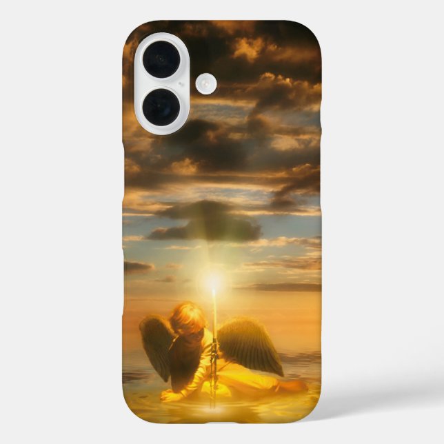 Angel Child LIGHT THE WORLD Case-Mate iPhone Case (Back)