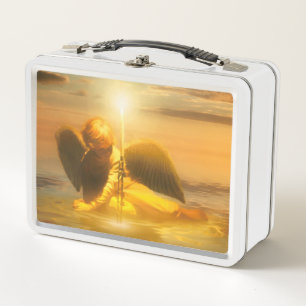 Angel Child LIGHT THE WORLD Metal Lunch Box