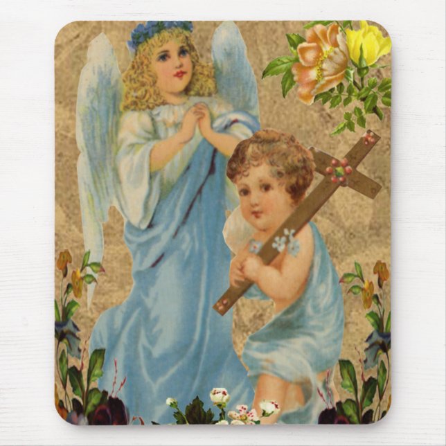 Angel Children Mouse Pad (Front)