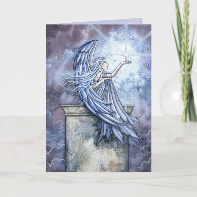 Angel Christmas Card by Molly Harrison (Front)