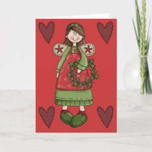 Angel Christmas Card by SRF