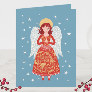 Angel Christmas Holiday Card
