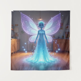 Angel Cinderella – Heavenly Fairytale Princess Art Tapestry