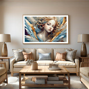 Angel Clara Modern Art Poster