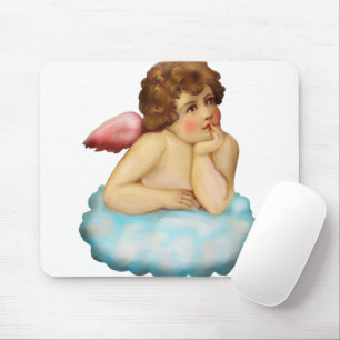 Angel Cloud Cupid Mouse Pad