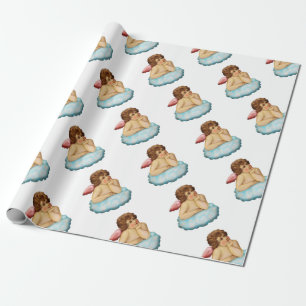 Angel Cloud Cupid Wrapping Paper