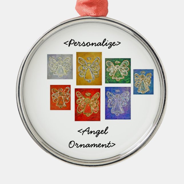 Angel Colour Series Ornament Customised Greeting (Front)