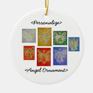 Angel Colour Series Ornament Customised Greeting