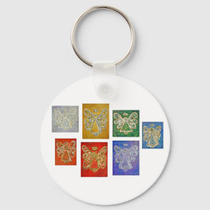 Angel Colour Series Paintings Keychain