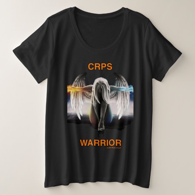 Angel...CRPS Plus Size T-Shirt (Design Front)