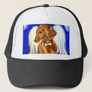 Angel Dachshund Trucker Hat