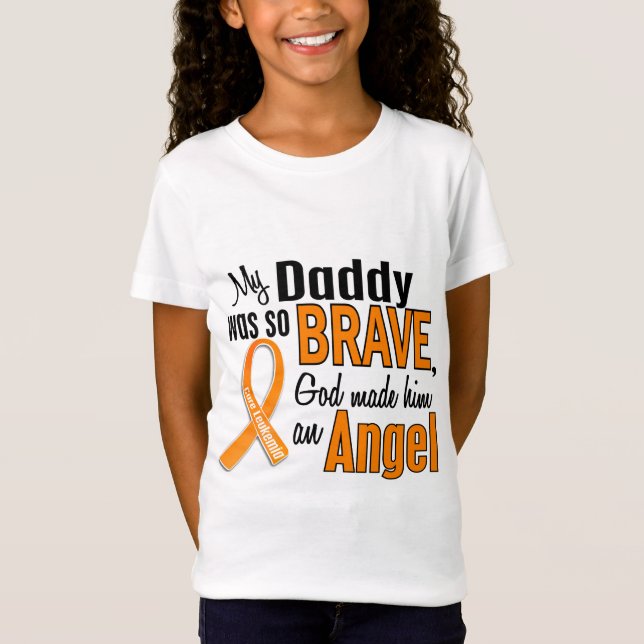 Angel Daddy Leukaemia T-Shirt (Front)