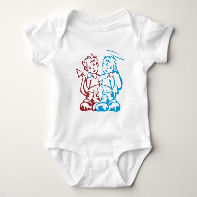 Angel & Daemon Baby Bodysuit (Front)