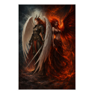 Angel & Demon – Embodiment of Duality Poster