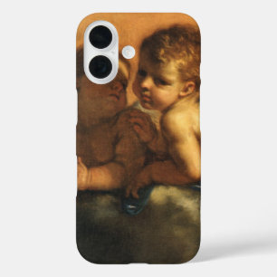 Angel detail, Patron Saints of Modena by Guercino iPhone 16 Case