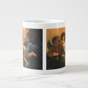 Angel detail, Patron Saints of Modena by Guercino Large Coffee Mug