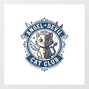 Angel Devil Cat Cat Mum Gift Idea - Angel Devil Ca