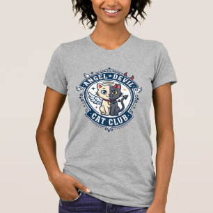 Angel Devil Cat Cat Mum Gift Idea - Angel Devil Ca T-Shirt