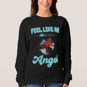 Angel Devil Snow For All Who Love Snow Sweatshirt