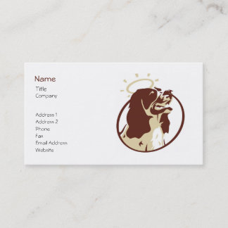 Angel Dog Profile Card Template