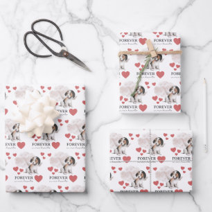 Angel Dog Wrapping Paper Flat Sheet Set of 3