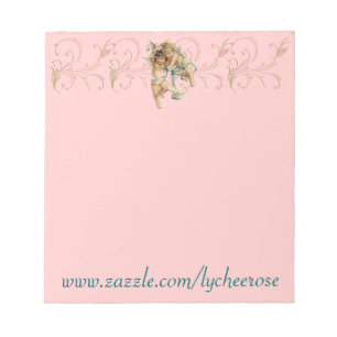 angel dove scroll notepad