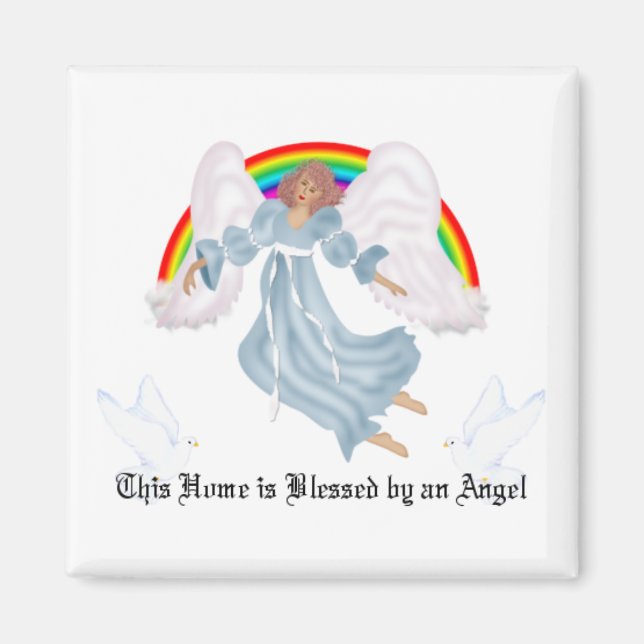 Angel & Doves  Magnet (Front)