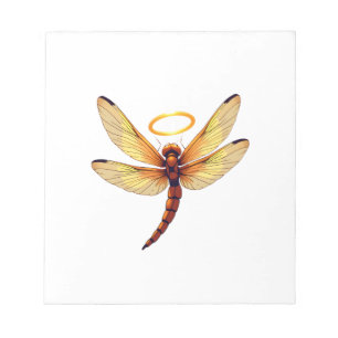 Angel Dragonfly Notepad