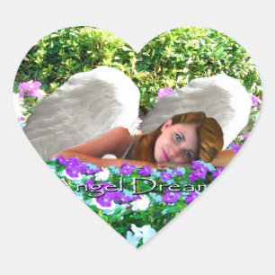 ANGEL DREAMS GARDEN OF DREAMS HEART-STICKERS HEART STICKER