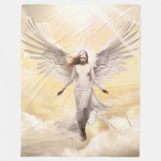 Angel - Emo - Fleece Blanket (Front)