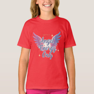 Angel Energy Only – Kawaii Aesthetic Tee