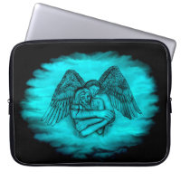 Angel Eros in Love , black and green design