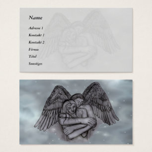 Angel Eros in Love Business Cards