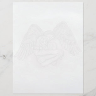 Angel Eros in Love Custom Letterhead