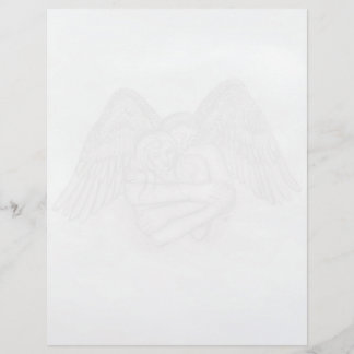 Angel Eros in Love Custom Letterhead