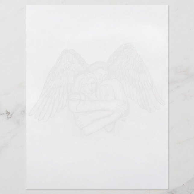 Angel Eros in Love Custom Letterhead (Front)
