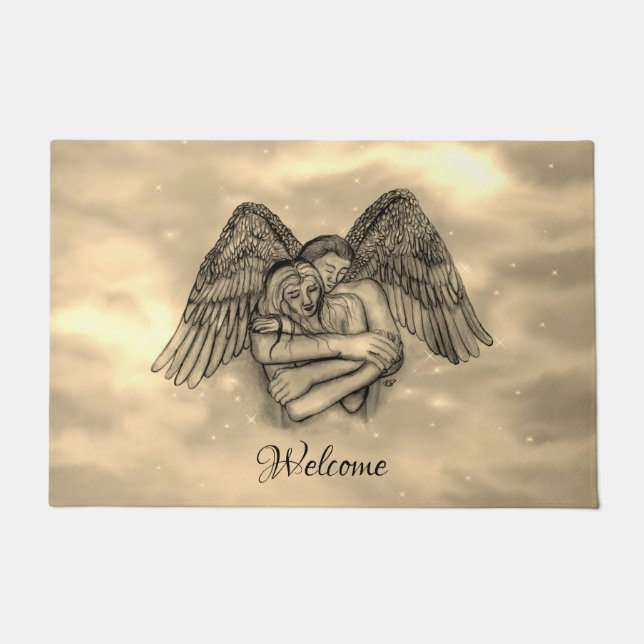 Angel Eros in Love Doormat (Front)