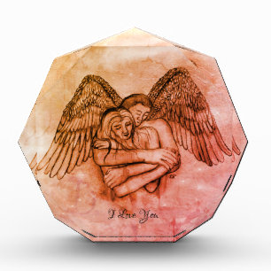 Angel Eros in Love , I Love You Photo Block