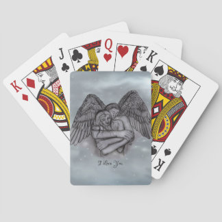Angel Eros in Love , I Love You Playing Cards