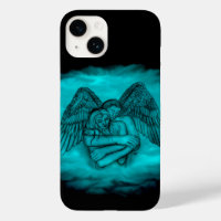 Angel Eros in Love in black and green design